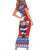 Croatia Christmas Short Sleeve Bodycon Dress Djed Bozicnjak Hrvatska - Wonder Print Shop