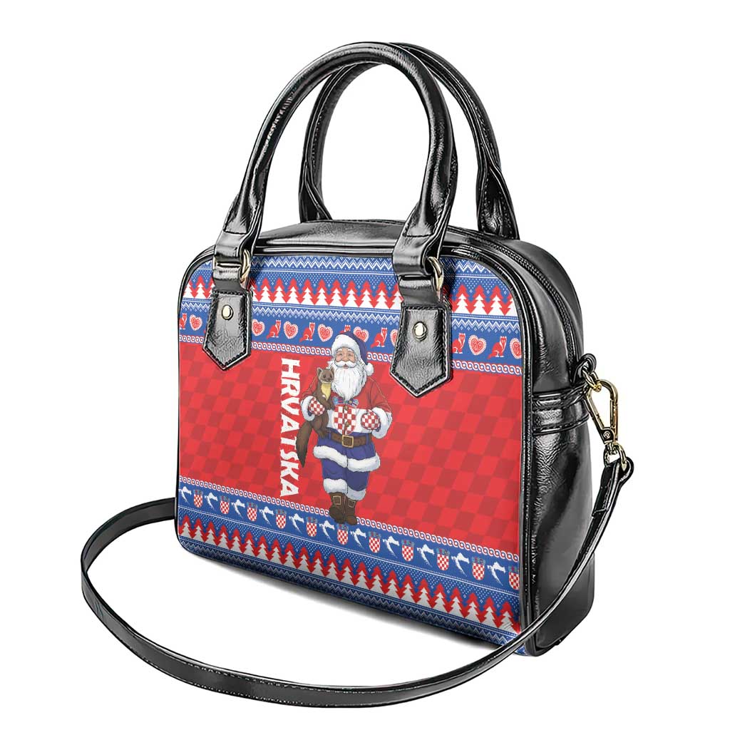Croatia Christmas Shoulder Handbag Djed Bozicnjak Hrvatska - Wonder Print Shop