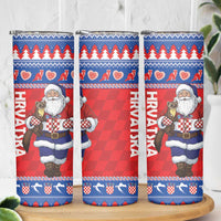 Croatia Christmas Skinny Tumbler Djed Bozicnjak Hrvatska - Wonder Print Shop