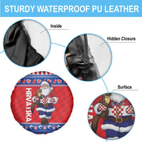 Croatia Christmas Spare Tire Cover Djed Bozicnjak Hrvatska - Wonder Print Shop