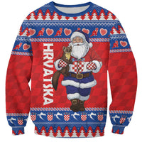 Croatia Christmas Sweatshirt Djed Bozicnjak Hrvatska - Wonder Print Shop