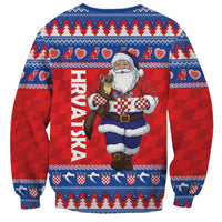 Croatia Christmas Sweatshirt Djed Bozicnjak Hrvatska - Wonder Print Shop
