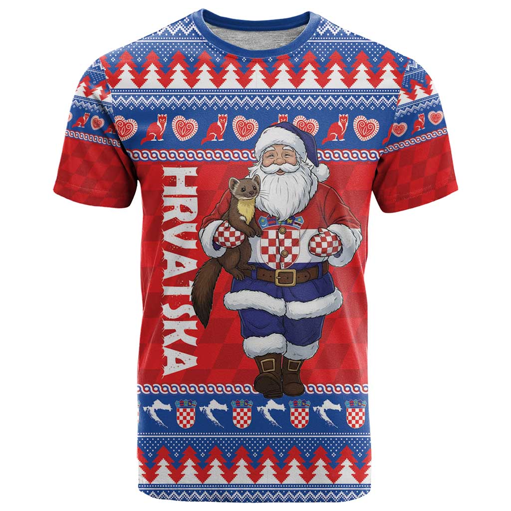 Croatia Christmas T Shirt Djed Bozicnjak Hrvatska - Wonder Print Shop