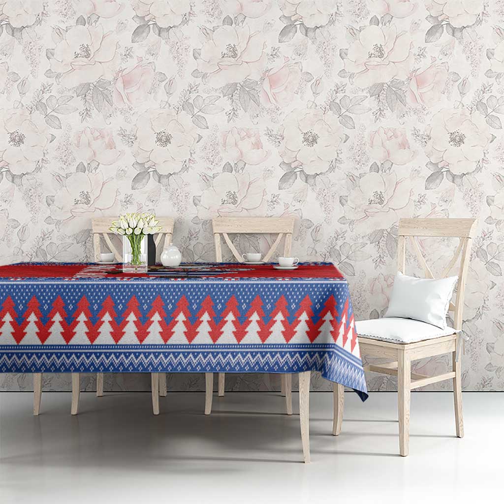 Croatia Christmas Tablecloth Djed Bozicnjak Hrvatska - Wonder Print Shop