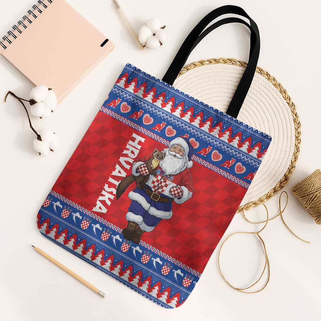 Croatia Christmas Tote Bag Djed Bozicnjak Hrvatska - Wonder Print Shop