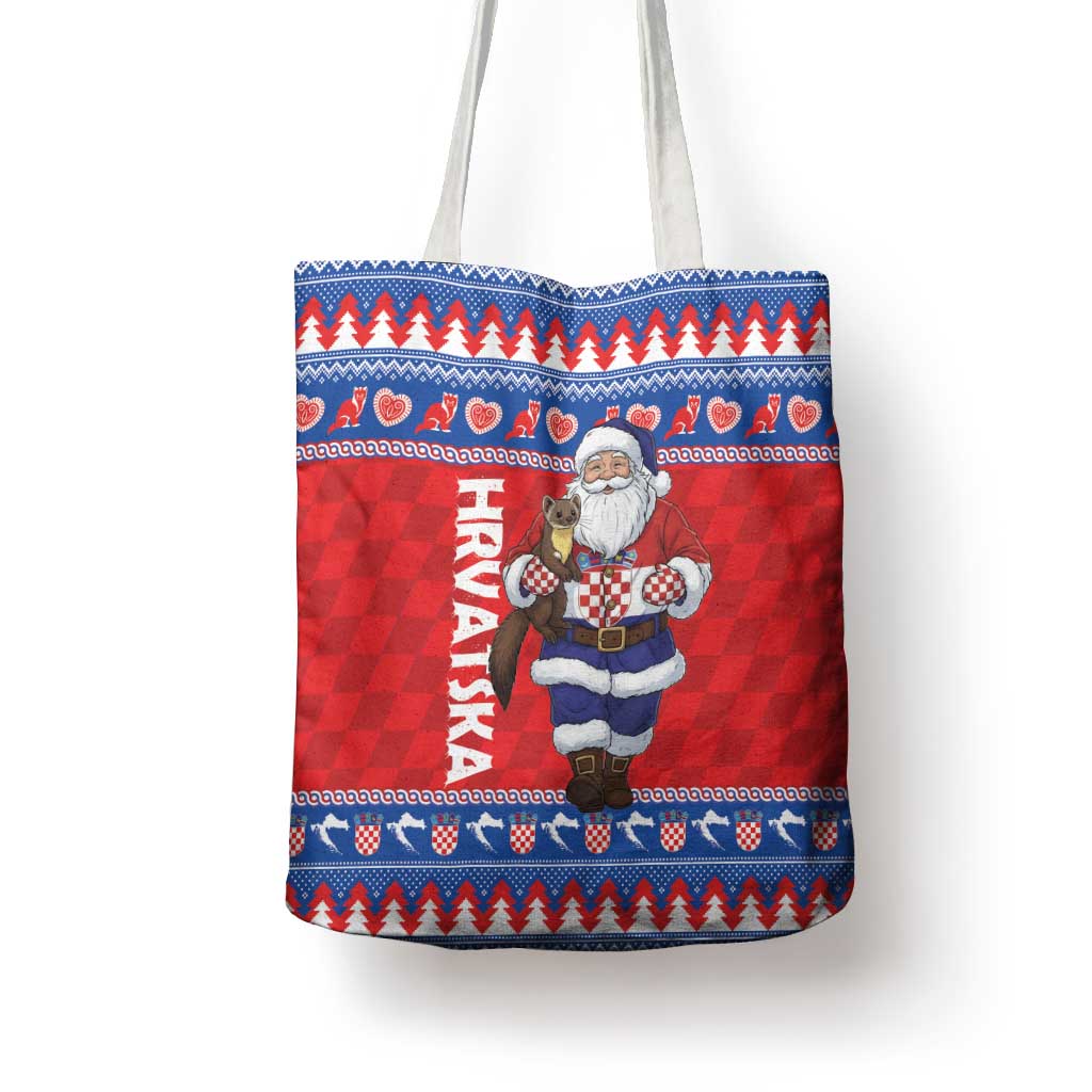 Croatia Christmas Tote Bag Djed Bozicnjak Hrvatska - Wonder Print Shop