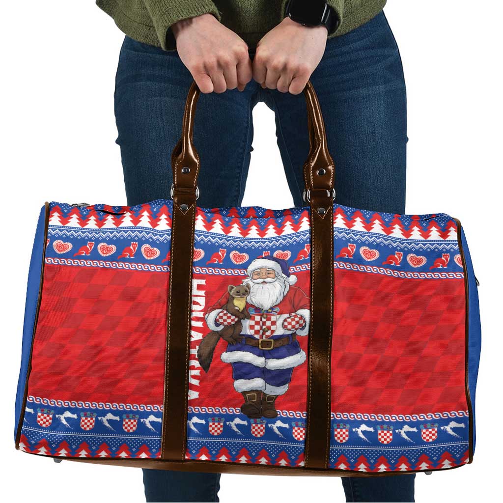 Croatia Christmas Travel Bag Djed Bozicnjak Hrvatska - Wonder Print Shop