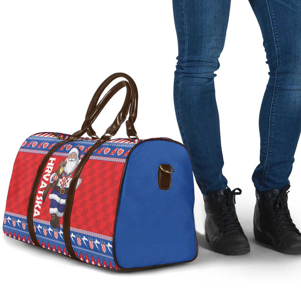 Croatia Christmas Travel Bag Djed Bozicnjak Hrvatska - Wonder Print Shop