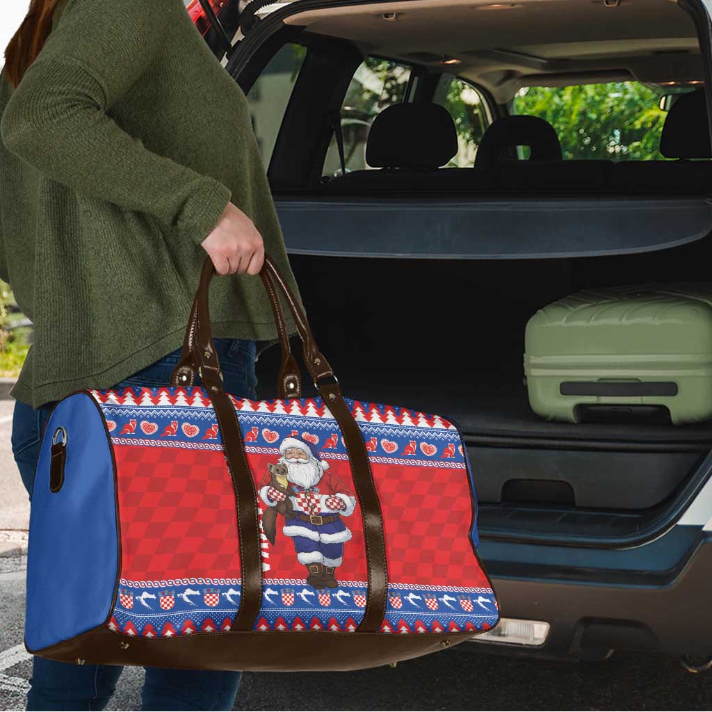 Croatia Christmas Travel Bag Djed Bozicnjak Hrvatska - Wonder Print Shop