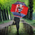 Croatia Christmas Umbrella Djed Bozicnjak Hrvatska - Wonder Print Shop