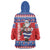 Croatia Christmas Wearable Blanket Hoodie Djed Bozicnjak Hrvatska - Wonder Print Shop