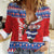 Croatia Christmas Women Casual Shirt Djed Bozicnjak Hrvatska - Wonder Print Shop