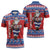 Croatia Christmas Zipper Polo Shirt Djed Bozicnjak Hrvatska - Wonder Print Shop