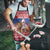 Netherlands Christmas Personalized Apron Santa Riding Lion Fijne Kerstdagen - Wonder Print Shop
