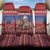 Netherlands Christmas Personalized Back Car Seat Cover Santa Riding Lion Fijne Kerstdagen - Wonder Print Shop