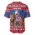 Netherlands Christmas Personalized Baseball Jersey Santa Riding Lion Fijne Kerstdagen - Wonder Print Shop