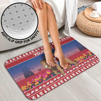 Netherlands Christmas Personalized Bathroom Set Santa Riding Lion Fijne Kerstdagen - Wonder Print Shop