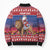 Netherlands Christmas Personalized Bomber Puffer Jacket Santa Riding Lion Fijne Kerstdagen - Wonder Print Shop