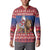 Netherlands Christmas Personalized Button Sweatshirt Santa Riding Lion Fijne Kerstdagen - Wonder Print Shop