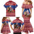 Netherlands Christmas Personalized Family Matching Mermaid Dress and Hawaiian Shirt Santa Riding Lion Fijne Kerstdagen - Wonder Print Shop