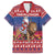 Netherlands Christmas Personalized Family Matching Off The Shoulder Long Sleeve Dress and Hawaiian Shirt Santa Riding Lion Fijne Kerstdagen - Wonder Print Shop
