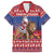 Netherlands Christmas Personalized Family Matching Off Shoulder Maxi Dress and Hawaiian Shirt Santa Riding Lion Fijne Kerstdagen - Wonder Print Shop
