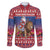 Netherlands Christmas Personalized Family Matching Off Shoulder Maxi Dress and Hawaiian Shirt Santa Riding Lion Fijne Kerstdagen - Wonder Print Shop