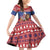 Netherlands Christmas Personalized Family Matching Off Shoulder Short Dress and Hawaiian Shirt Santa Riding Lion Fijne Kerstdagen - Wonder Print Shop