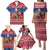 Netherlands Christmas Personalized Family Matching Puletasi and Hawaiian Shirt Santa Riding Lion Fijne Kerstdagen - Wonder Print Shop