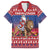 Netherlands Christmas Personalized Family Matching Short Sleeve Bodycon Dress and Hawaiian Shirt Santa Riding Lion Fijne Kerstdagen - Wonder Print Shop