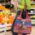 Netherlands Christmas Personalized Grocery Bag Santa Riding Lion Fijne Kerstdagen - Wonder Print Shop