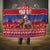 Netherlands Christmas Personalized Hooded Blanket Santa Riding Lion Fijne Kerstdagen - Wonder Print Shop