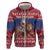 Netherlands Christmas Personalized Hoodie Santa Riding Lion Fijne Kerstdagen - Wonder Print Shop