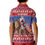 Netherlands Christmas Personalized Kid Polo Shirt Santa Riding Lion Fijne Kerstdagen - Wonder Print Shop