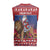 Netherlands Christmas Personalized Christmas Knitted V-Neck Vest Santa Riding Lion Fijne Kerstdagen - Wonder Print Shop