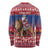Netherlands Christmas Personalized Long Sleeve Shirt Santa Riding Lion Fijne Kerstdagen - Wonder Print Shop