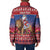Netherlands Christmas Personalized Padded Jacket Santa Riding Lion Fijne Kerstdagen - Wonder Print Shop
