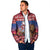 Netherlands Christmas Personalized Padded Jacket Santa Riding Lion Fijne Kerstdagen - Wonder Print Shop