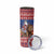 Netherlands Christmas Personalized Skinny Tumbler Santa Riding Lion Fijne Kerstdagen - Wonder Print Shop