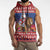 Netherlands Christmas Personalized Sleeveless Hoodie Santa Riding Lion Fijne Kerstdagen - Wonder Print Shop