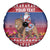 Netherlands Christmas Personalized Spare Tire Cover Santa Riding Lion Fijne Kerstdagen - Wonder Print Shop