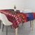Netherlands Christmas Personalized Tablecloth Santa Riding Lion Fijne Kerstdagen - Wonder Print Shop