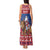 Netherlands Christmas Personalized Tank Maxi Dress Santa Riding Lion Fijne Kerstdagen - Wonder Print Shop