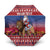 Netherlands Christmas Personalized Umbrella Santa Riding Lion Fijne Kerstdagen - Wonder Print Shop