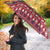Netherlands Christmas Personalized Umbrella Santa Riding Lion Fijne Kerstdagen - Wonder Print Shop