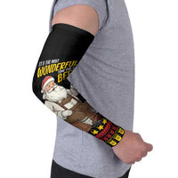 Funny Santa Claus Arm Sleeves It's The Most Wonderful Time For A Beer - Wonder Print Shop