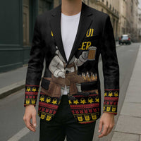 Funny Santa Claus Blazer It's The Most Wonderful Time For A Beer - Wonder Print Shop