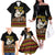 Funny Santa Claus Family Matching Off The Shoulder Long Sleeve Dress and Hawaiian Shirt It's The Most Wonderful Time For A Beer - Wonder Print Shop