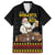 Funny Santa Claus Family Matching Off Shoulder Maxi Dress and Hawaiian Shirt It's The Most Wonderful Time For A Beer - Wonder Print Shop