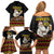 Funny Santa Claus Family Matching Off Shoulder Short Dress and Hawaiian Shirt It's The Most Wonderful Time For A Beer - Wonder Print Shop